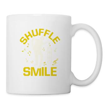 Shuffle And Smile Tap Dancer Tap Dance - Tasse - Weiß - Rechts