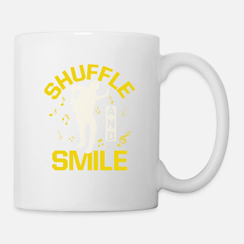 Shuffle And Smile Tap Dancer Tap Dance - Tasse - Weiß