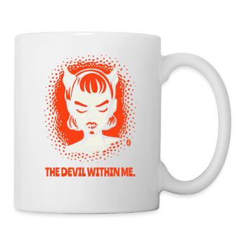 Le diable en moi - Mug blanc - blanc - Droite