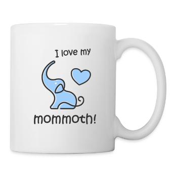 Fans de l’âge de glace de l’éléphant mammouth et futures mamans - Mug blanc - blanc - Droite