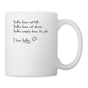 J’adore la vodka - Mug blanc - blanc - Droite