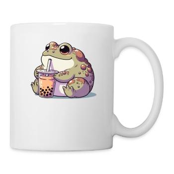 Crapauds kawaii Bubble Tea Boba Crapaud - Mug blanc - blanc - Droite