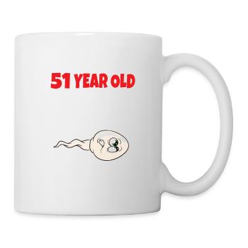 Sperme Voici une vieille photo de moi - Mug blanc - blanc - Droite