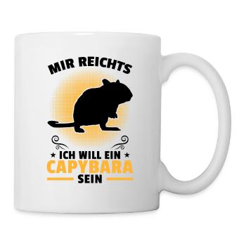 Will eine Rennmaus sein Nagetier Gerbil - Tasse - Weiß - Rechts