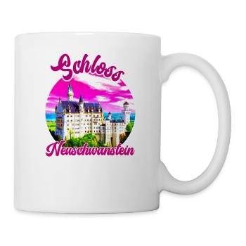 Bayern Schloss Neuschwanstein Deutschland - Tasse - Weiß - Rechts