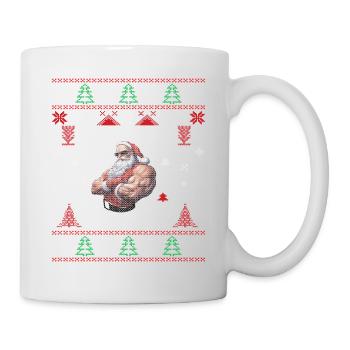 No Lift No Gift Fitness Weihnachten Geschenk Gym - Tasse - Weiß - Rechts
