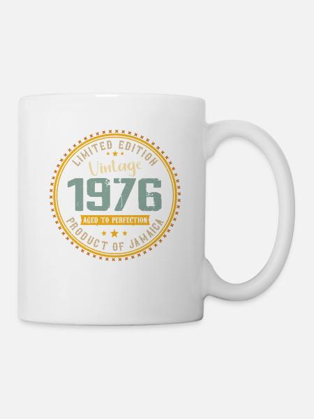 Jahrgang 1976 Geburtstagsgeschenk 1976 - Tasse - Weiß