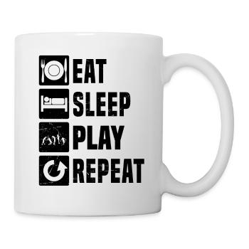 Tennis spielen Tennisspielen Herren Tennisspieler - Tasse - Weiß - Rechts