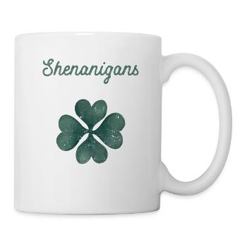 Shenanigans Koordinator Lustige St. Patrick's Day - Tasse - Weiß - Rechts
