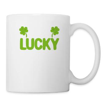 One Lucky Daddy Passende Familie St Patricks Day - Tasse - Weiß - Rechts