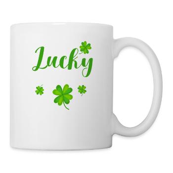 Une maman heureuse Trèfles de la Saint-Patrick - Mug blanc - blanc - Droite