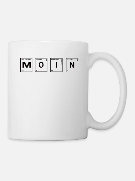 Moin - Tasse - Weiß