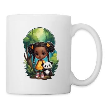 Idée cadeau Panda pour les enfants - Mug blanc - blanc - Droite