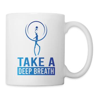 Diving, Apnea Diving, Apnea No Limit Freediving - Mug - white - Right