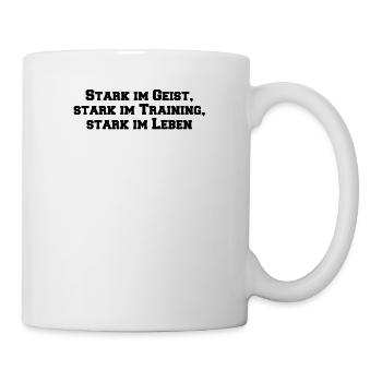 Fitness - Fort dans l’, fort dans l’entraînement, - Mug blanc - blanc - Droite