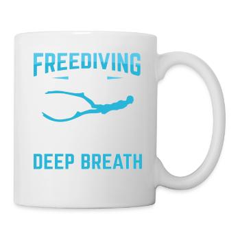 Diving, Apnea Diving, Apnea No Limit Freediving - Mug - white - Right