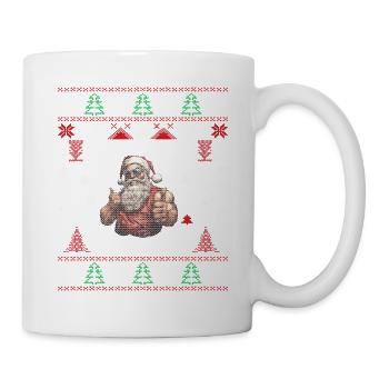 No Lift No Gift Fitness Weihnachten Geschenk Gym - Tasse - Weiß - Rechts