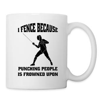 Fencing Fencing Fencing Sports Fencing Training Gift - Mug - white - Right