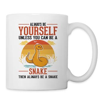 Always Be Yourself Snake Schlange - Mug - white - Right