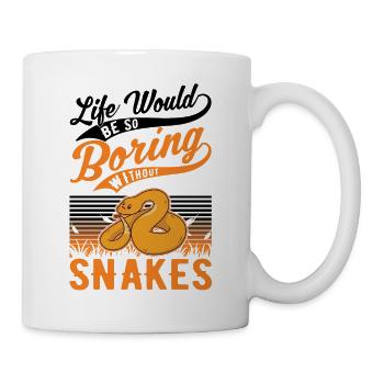 Propriétaires de serpents Amoureux des serpents - Mug blanc - blanc - Droite