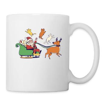 Cats For Everybody Men Kids Women Ugly Christmas C - Mug - white - Right