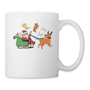 Cats For Everybody Men Kids Women Ugly Christmas C - Mug - white - Right