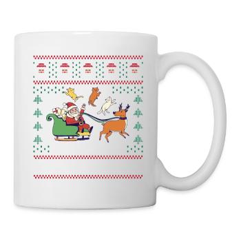 Cats For Everybody Men Kids Women Ugly Christmas C - Mug - white - Right