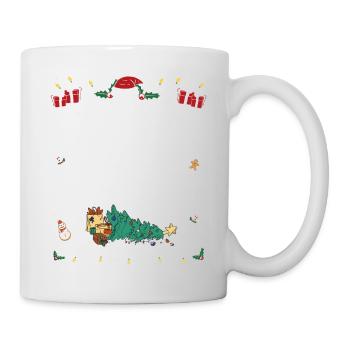 Am ehesten wird ein Ornament an Weihnachten kaputt gehen - Tasse - Weiß - Rechts
