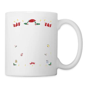 Am ehesten wird man Weihnachten mit einer streunenden Katze nach Hause bringen - Tasse - Weiß - Rechts