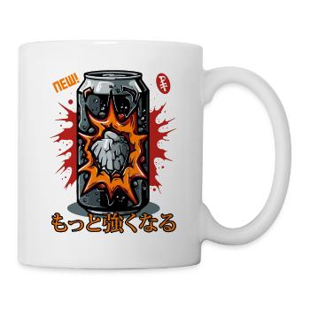 Devenez plus fort avec la boisson énergisante Stein Rock - Mug blanc - blanc - Droite
