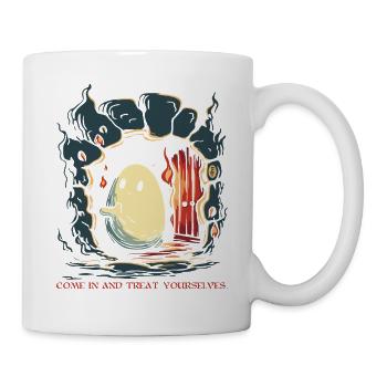 Come in and treat yourself, the little ghost - Mug - white - Right