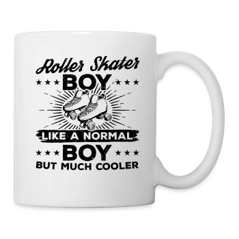 Roller Skater Boy Like A Normal Boy But Much Coole - Mug - white - Right