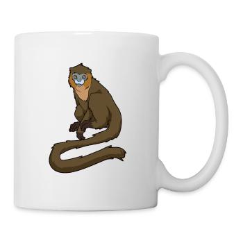 Kawaii Blaumaulmeerkatze - Tasse - Weiß - Rechts