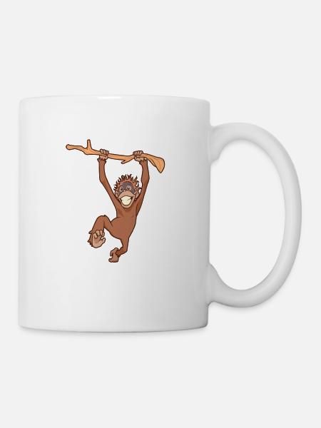 Kawaii Orang-Utan - Tasse - Weiß