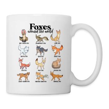 Foxes of the World - Fox Species - Mug - white - Right