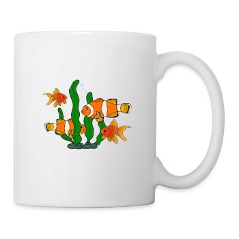 Aquaristik Fischzucht Aquarianer - Tasse - Weiß - Rechts