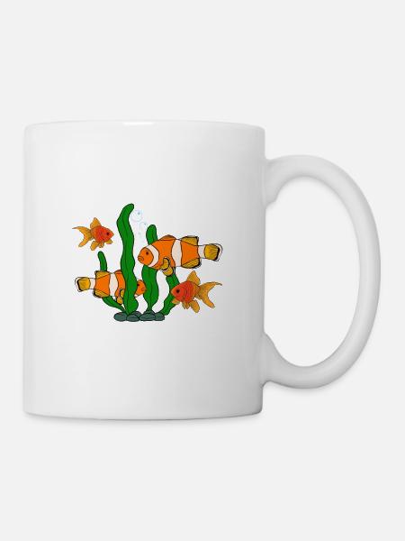 Aquaristik Fischzucht Aquarianer - Tasse - Weiß
