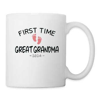 First time great grandma 2024 New Baby for granny - Mug - white - Right