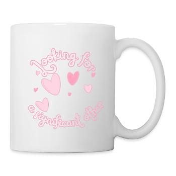 Looking for a significant other - Mug - white - Right