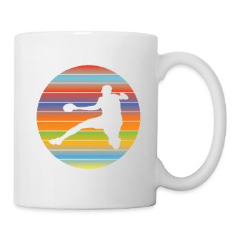 Handballspieler Handballfan Handball Handballteam - Tasse - Weiß - Rechts