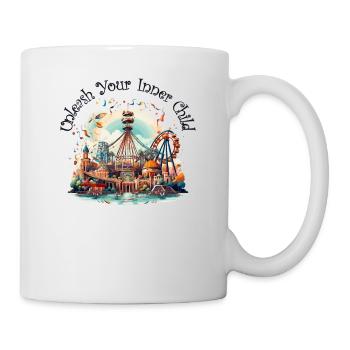 Amusement Park Fair, Fairground, Village Festival - Mug - white - Right