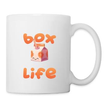 A juice box has killed my supporter - Mug - white - Right
