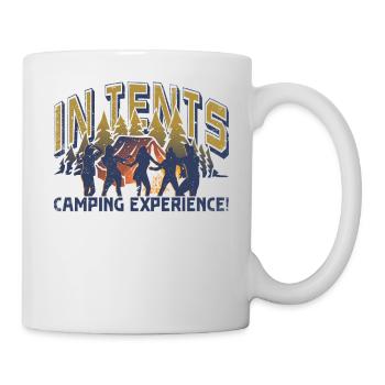 In tents camping experience! - Mug - white - Right