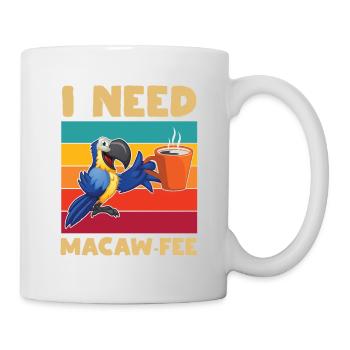 Ich Brauche Eine Ara-gebühr Für Alle Vogelfans. - Tasse - Weiß - Rechts