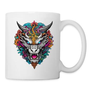 dragon asiatique - japon - chinois - Mug blanc - blanc - Droite