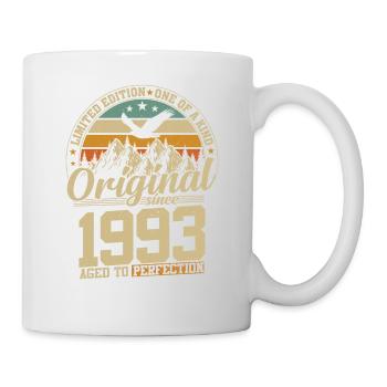 Vintage 1993 - Zeitlose Eleganz - Tasse - Weiß - Rechts