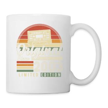 Cadeau d’anniversaire emblématique 20e 2003 - Mug blanc - blanc - Droite