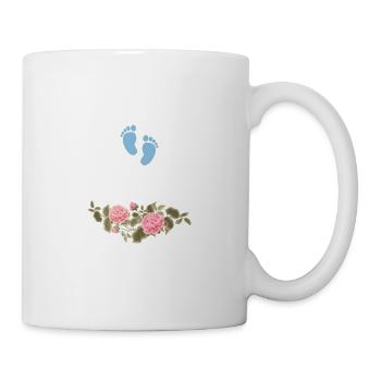First time Great Aunt 2024 New Baby For Auntie To - Mug - white - Right