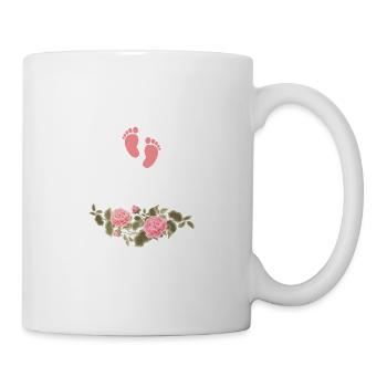 First time Great Aunt 2024 New Baby For Auntie To - Mug - white - Right