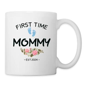 First time Great Aunt 2024 New Baby For Auntie To - Mug - white - Right
